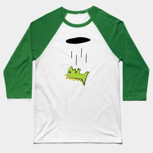 Falling Cocrodile Baseball T-Shirt